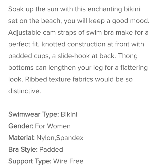 Zaful Swimsuit Light Blue - Picture 2 of 4